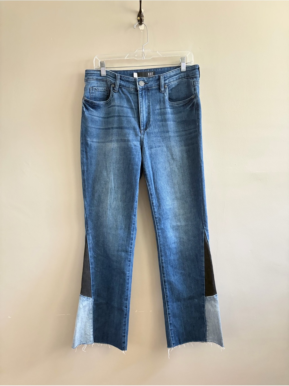 Kut from the Kloth Kelsey High Rise Flare Jeans - Dark Blue Size 10